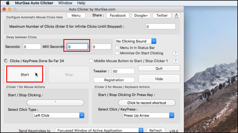 tải auto click không chiếm chuột với macos