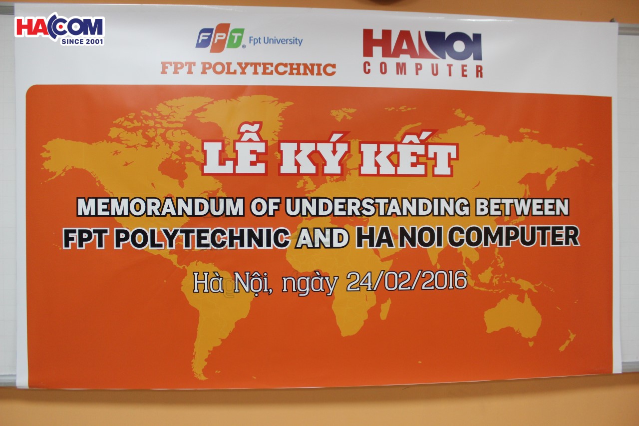 Lễ ký kết FPT Polytechnic và HACOM - Ảnh 1