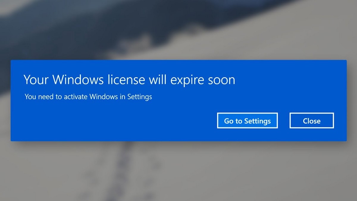 Cách tắt thông báo Your Windows license will expire soon hacom 1