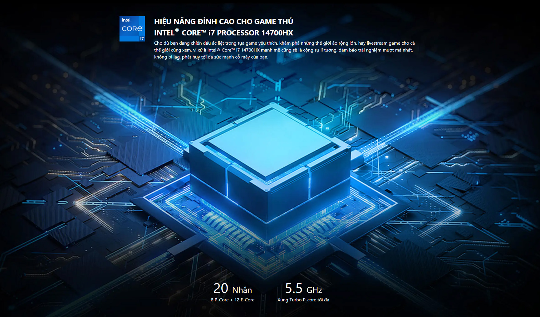 Laptop MSI Crosshair 16 HX D14VFKG-860VN (i9 14900HX/ 16GB D5/ 1TB/ RTX 4060/ 16 QHD 240Hz/ Win11)