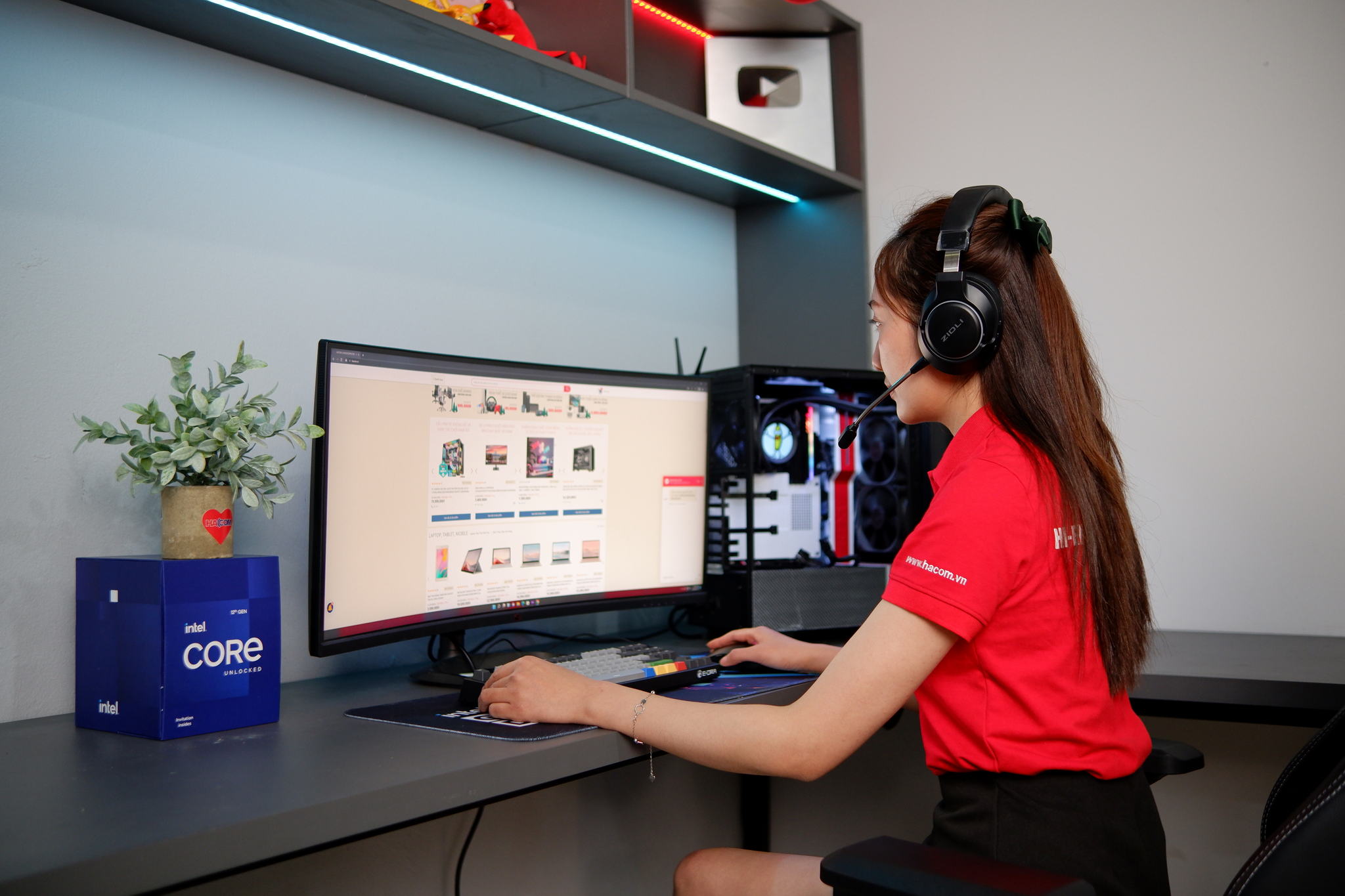 Dàn máy tính chơi game khủng - game online pc tại HACOM