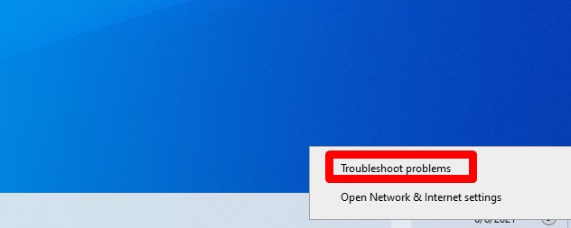 cách khắc phục mất biểu tượng wifi bằng trình sửa lỗi tự động của window