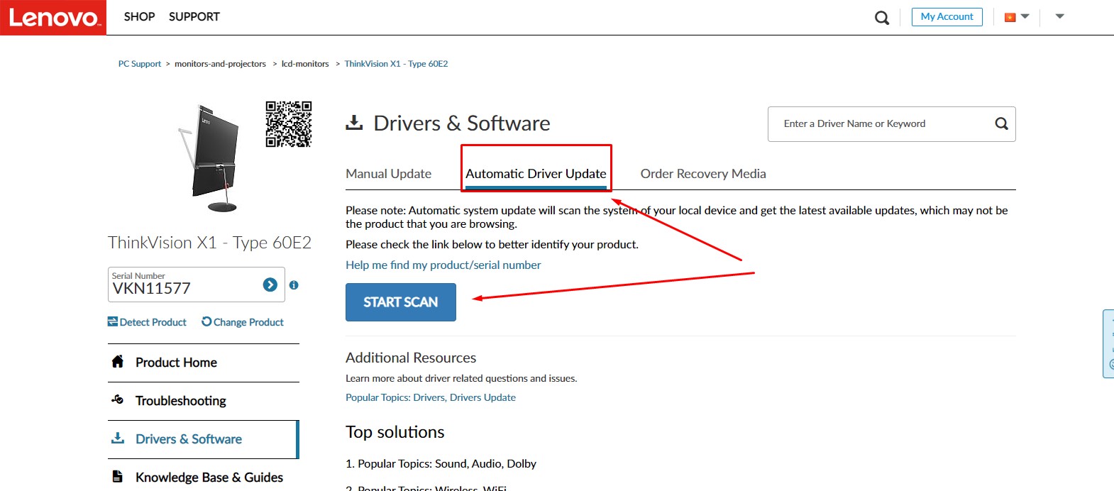 update driver wifi mới cho laptop lenovo
