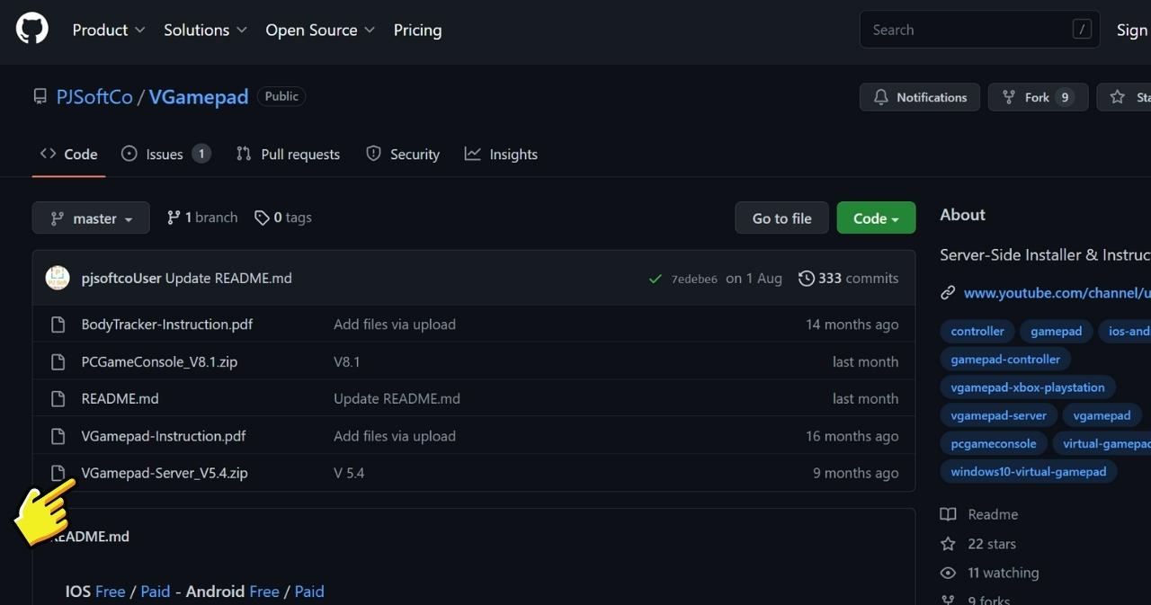 cách biến điện thoại thành tay cầm chơi game VGamepad Lite