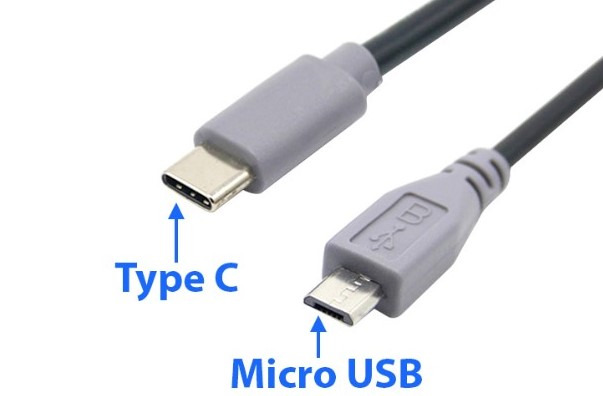 Sự khác biệt giữa cổng sạc micro usb và usb type-c