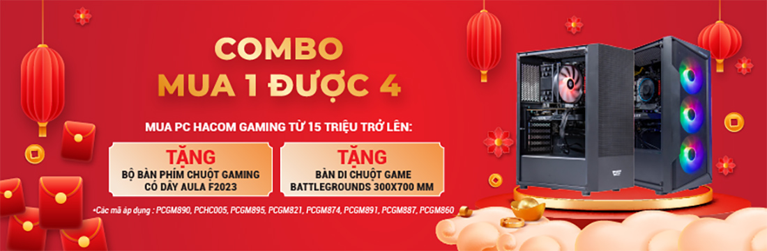 PC GAMING - MUA 01 ĐƯỢC 04