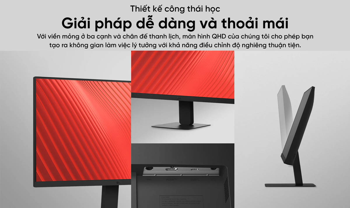 màn hình văn phòng LG 24U631A-B