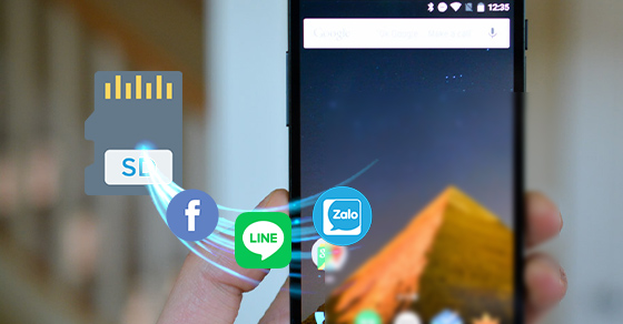 chuyển ứng dụng sang thẻ nhớ