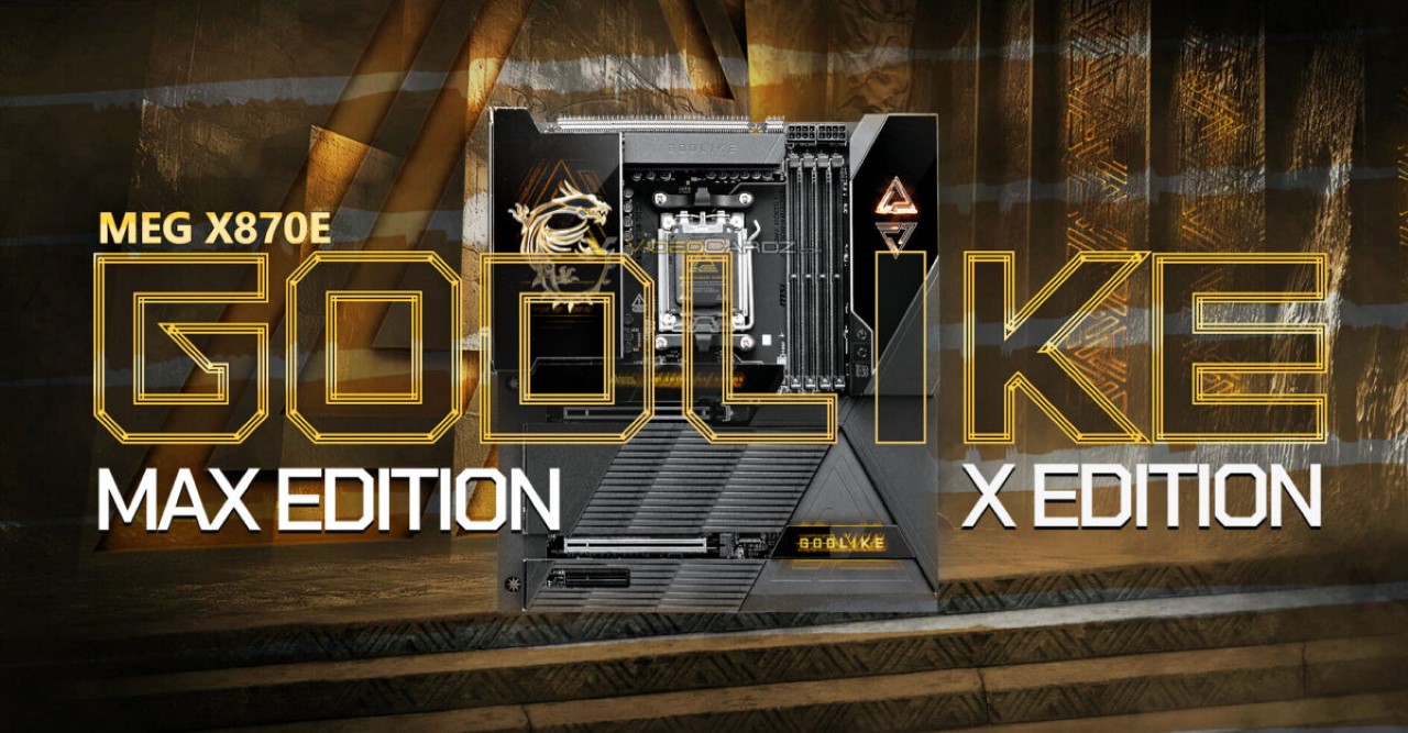 MSI ra mắt bo mạch chủ X870E GODLIKE X và GODLIKE MAX cho AMD 800