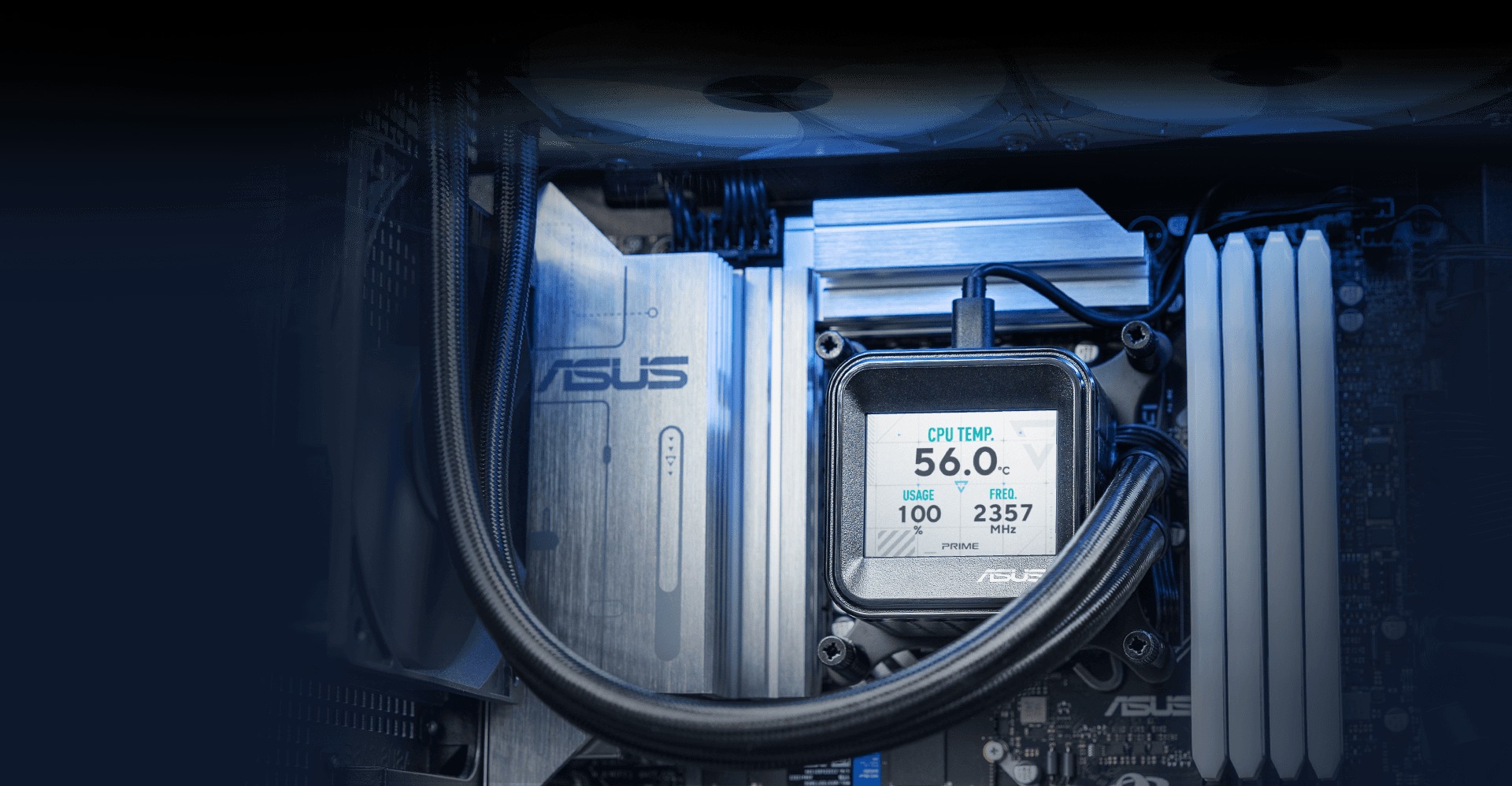 Tản nhiệt nước ASUS ASUS PRIME LC 360 ARGB LCD (Màn hình)