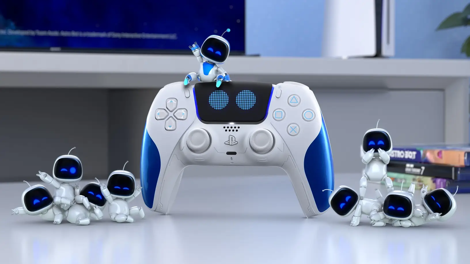 Tay cầm chơi Game Sony PS5 DualSense Astro Bot Limited Edition - Hàng Chính Hãng 1