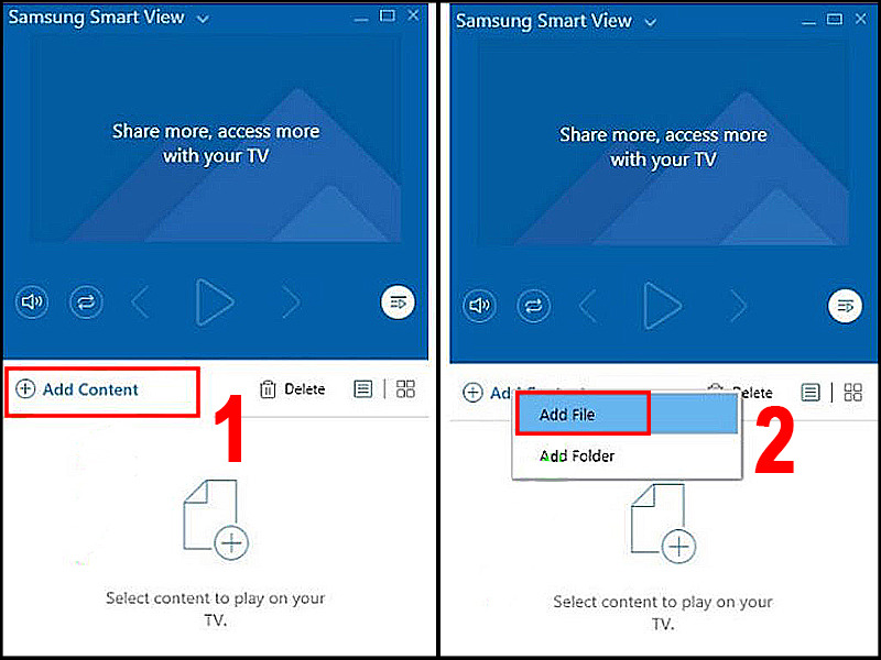 Cách kết nối máy tính với tivi qua Samsung Smart View bước 3