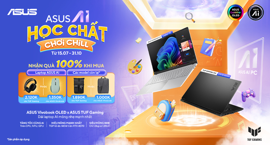 ASUS AI: Học Chất &ndash; Chơi Chill