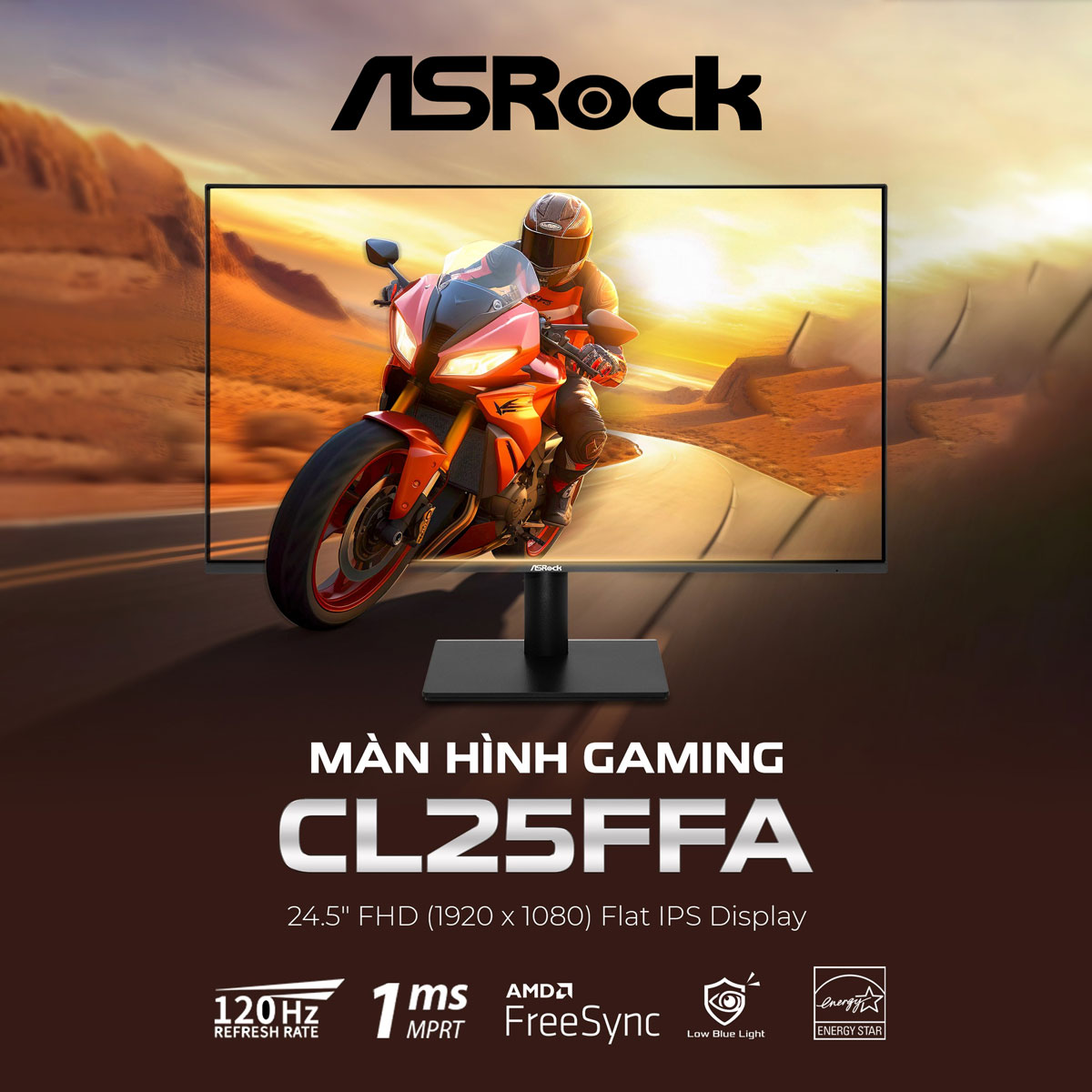 Màn hình văn phòng ASROCK CL25FFA