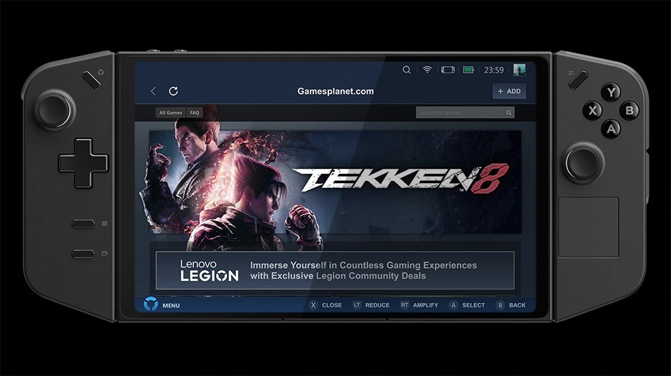 Máy chơi game cầm tay LENOVO LEGION GO 8APU1 (83E1004KVN) 11