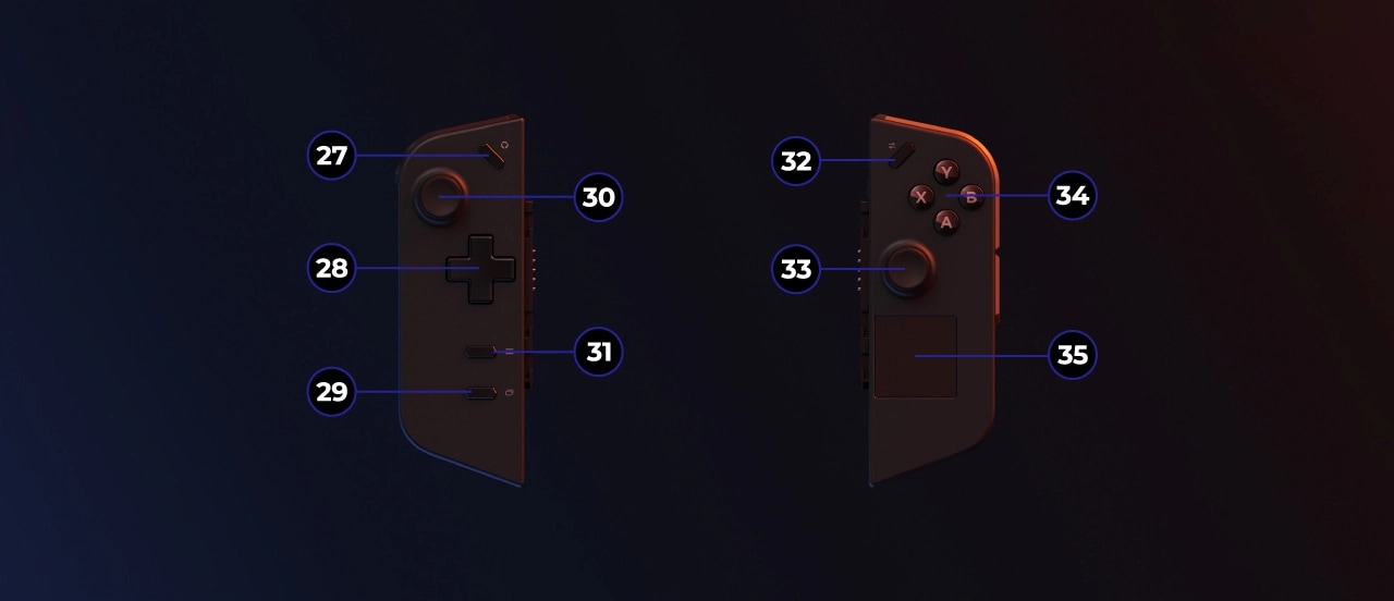 Máy chơi game cầm tay LENOVO LEGION GO 8APU1 (83E1004KVN) 26