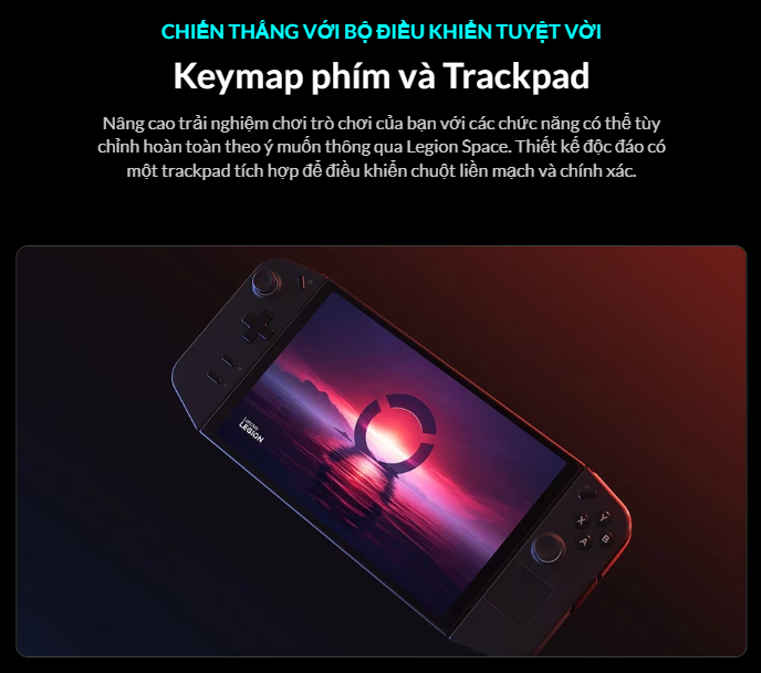 Máy chơi game cầm tay LENOVO LEGION GO 8APU1 (83E1004KVN) 17