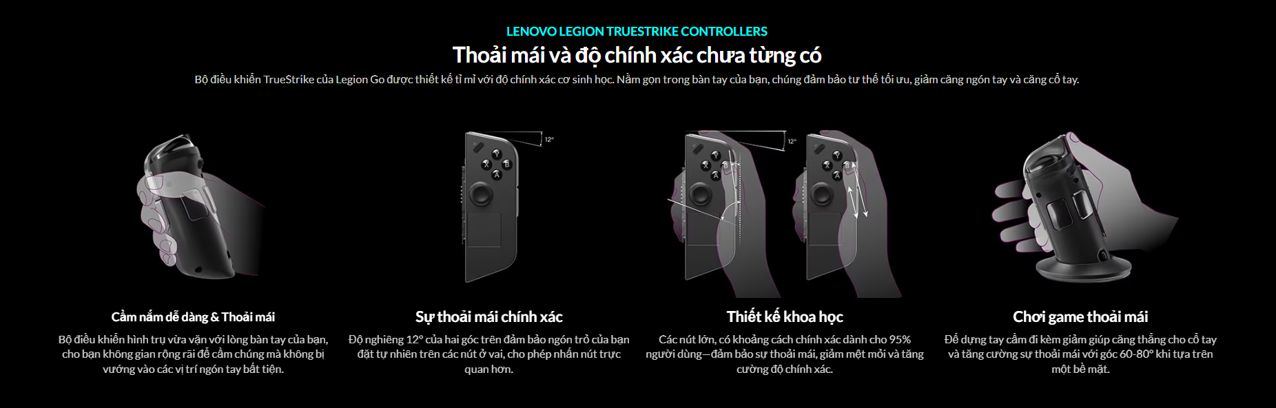 Máy chơi game cầm tay LENOVO LEGION GO 8APU1 (83E1004KVN) 19