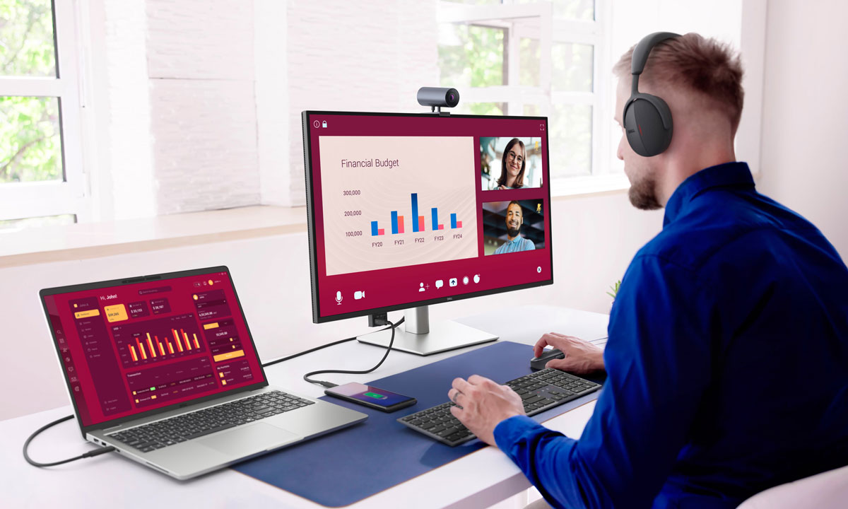 Màn hình văn phòng DELL Pro Plus P3225QE - HACOM 4