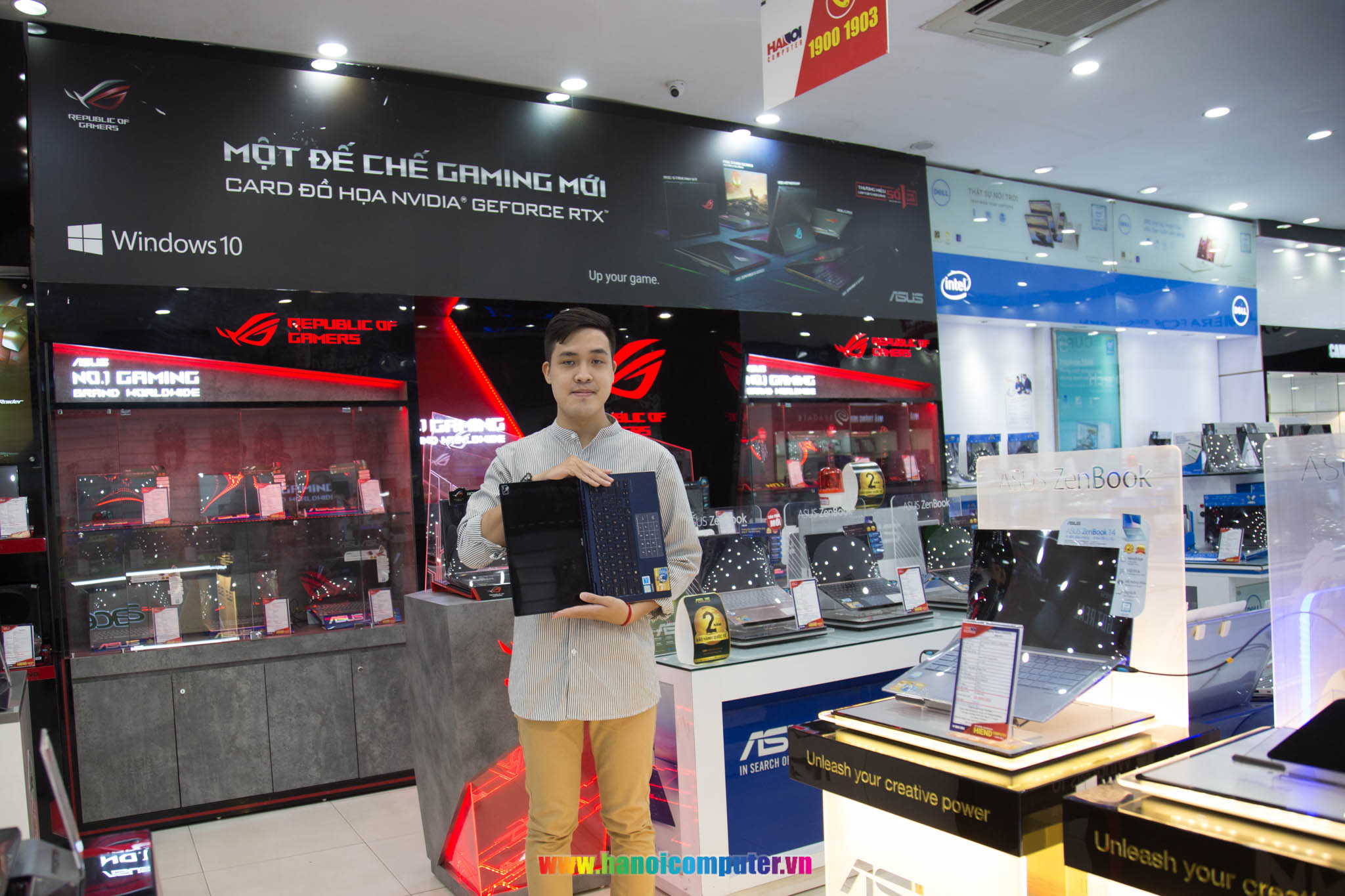 mua m&aacute;y t&iacute;nh asus tại HACOM