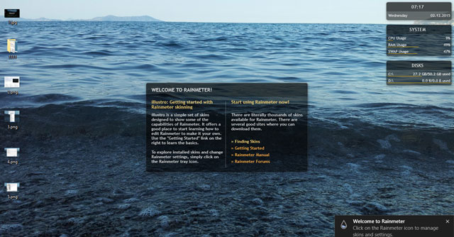 rainmeter thiet ke man hinh desktop theo phong cach rieng cua ban hacom 12