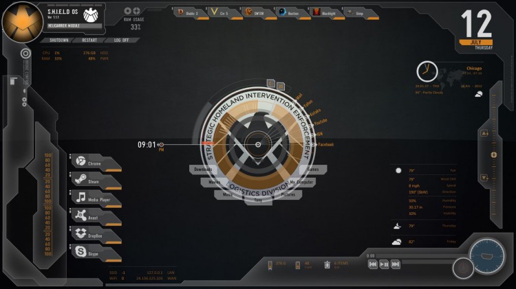 rainmeter thiet ke man hinh desktop theo phong cach rieng cua ban hacom 2