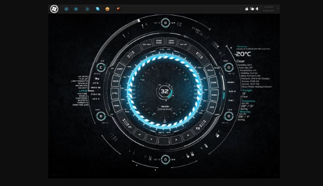 rainmeter thiet ke man hinh desktop theo phong cach rieng cua ban hacom 3