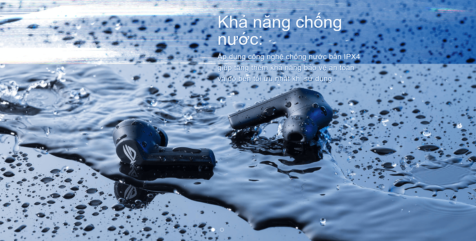 Tai nghe Asus ROG Cetra True Wireless White 7