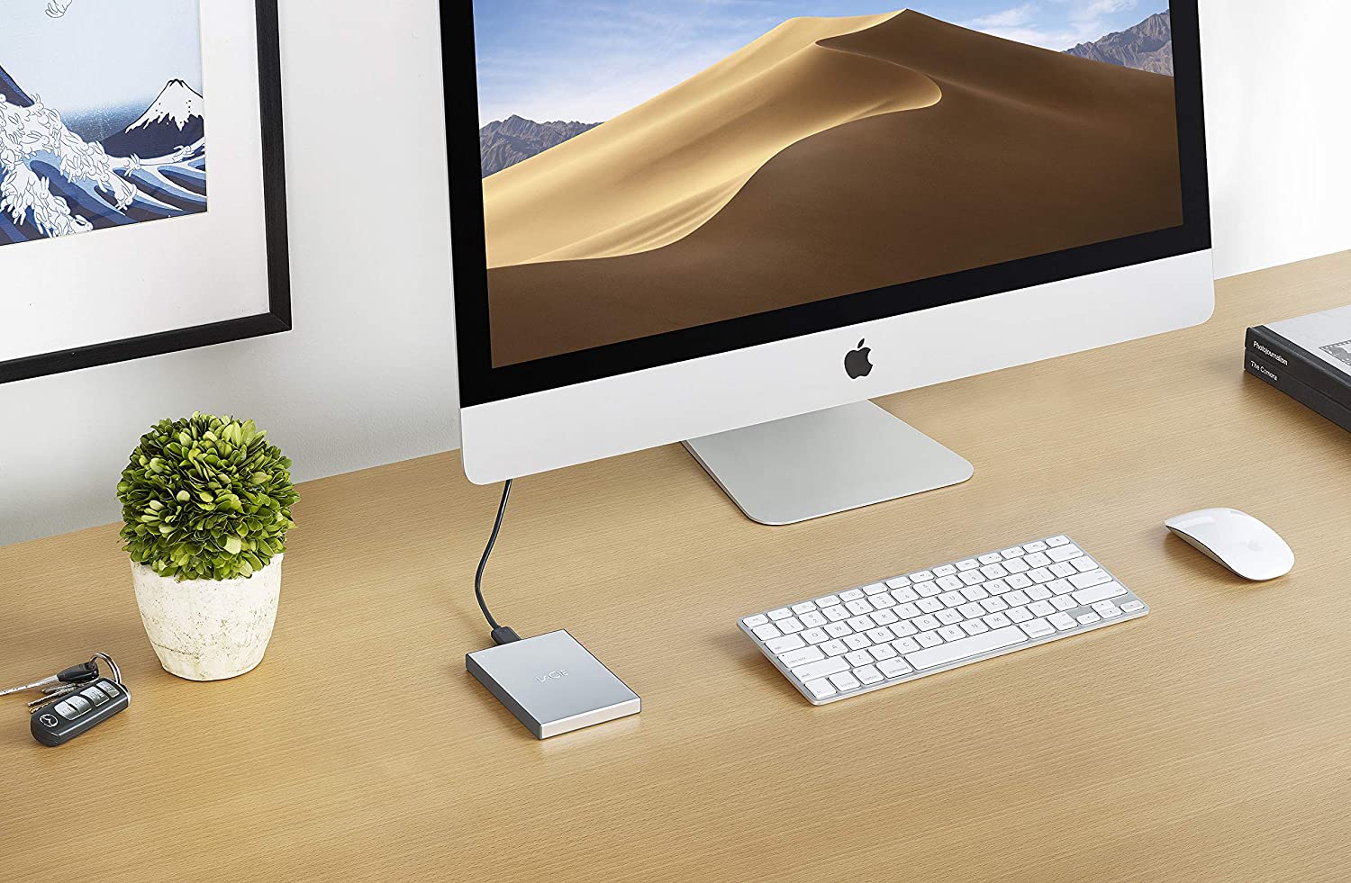 Ổ cứng gắn ngoài 2TB 2.5 inch Lacie Birthday Mobile Drive Xám