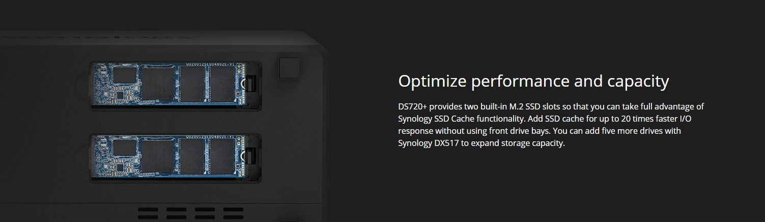 Thiết bị lưu trữ mạng Synology DS720+