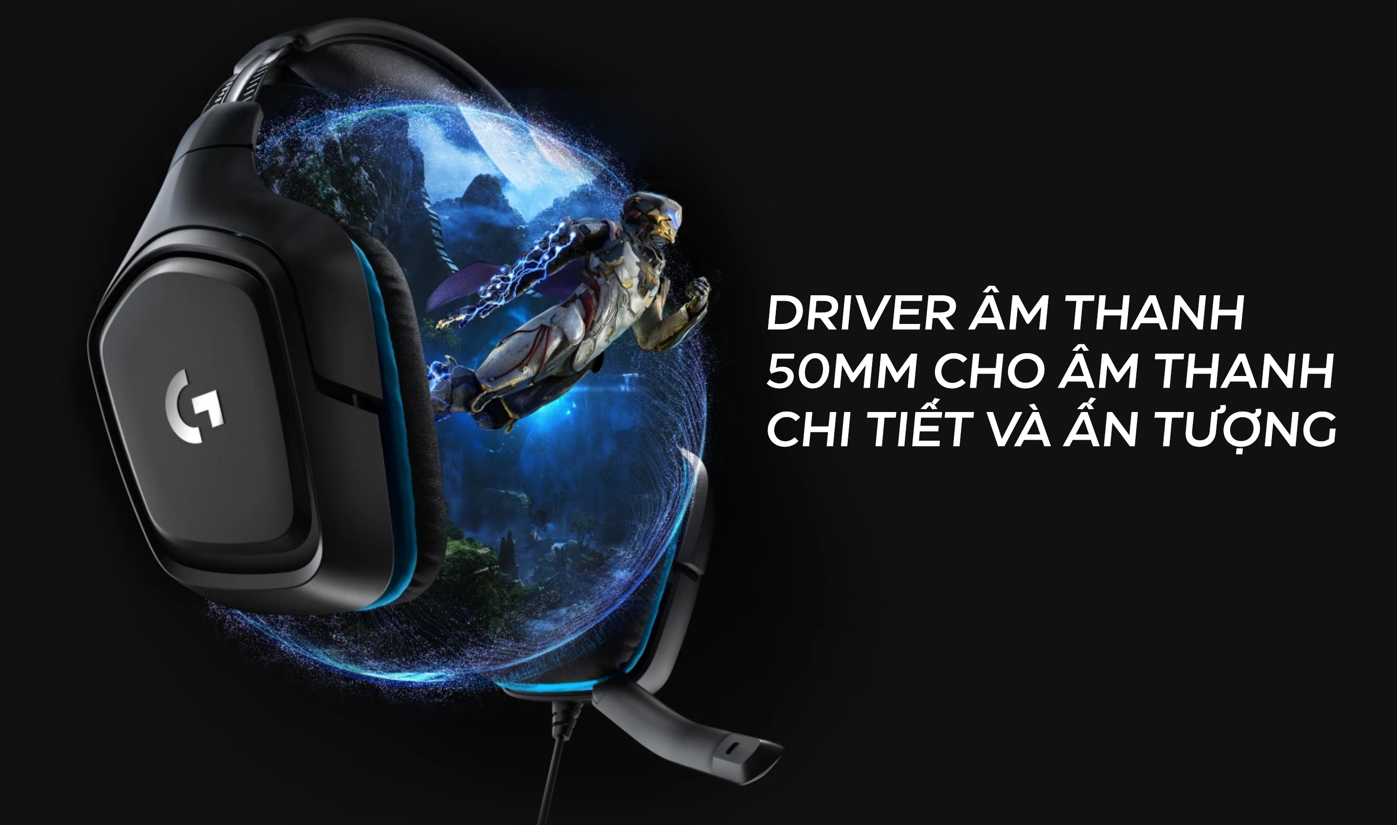 Tai nghe Logitech G431 7.1 Surround Sound Gaming Headset