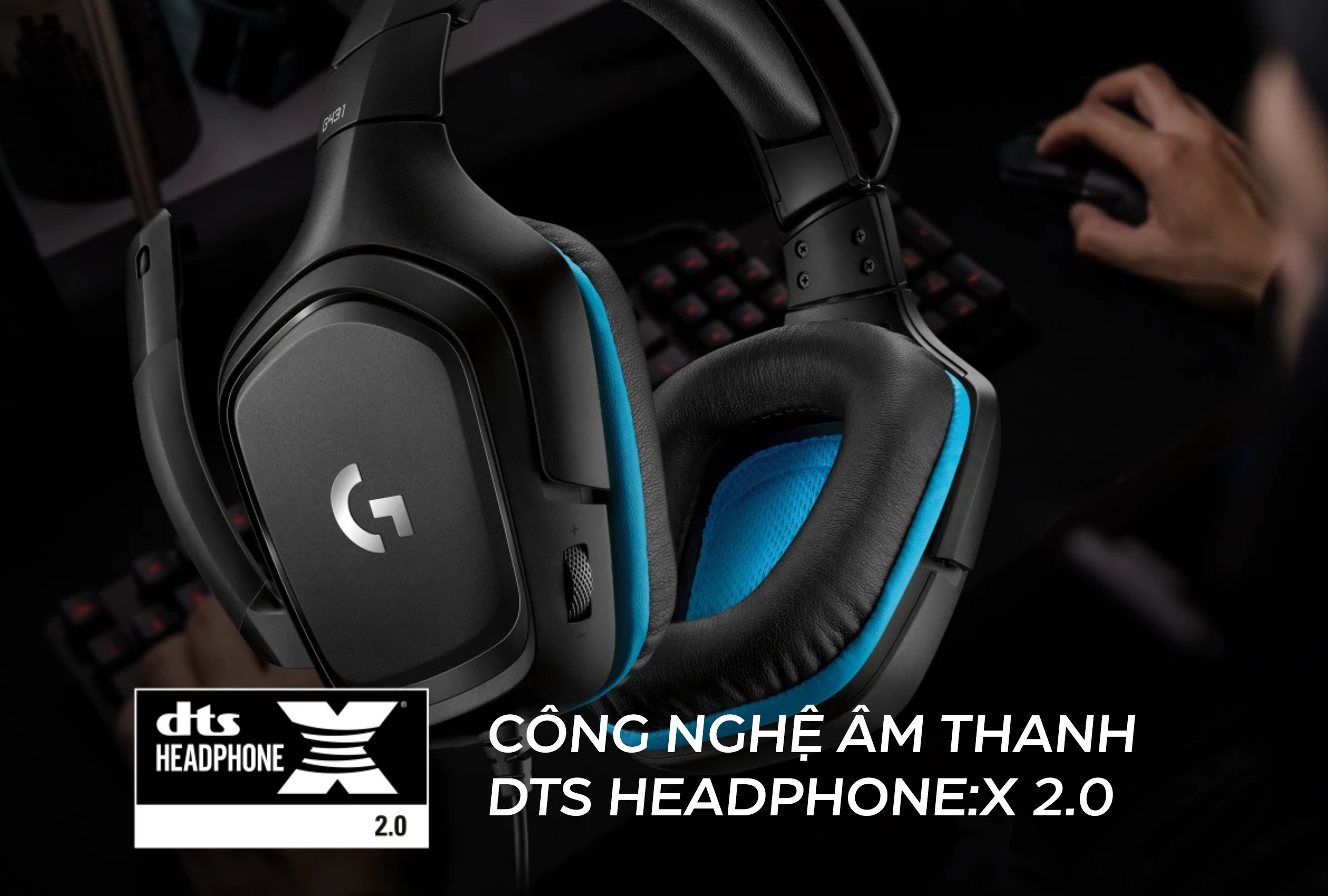 Tai nghe Logitech G431 7.1 Surround Sound Gaming Headset