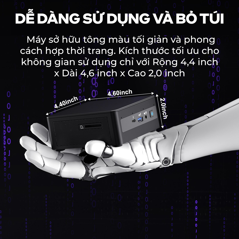 Bộ Mini PC Intel NUC13 PRO Tall NUC13ANHH500000