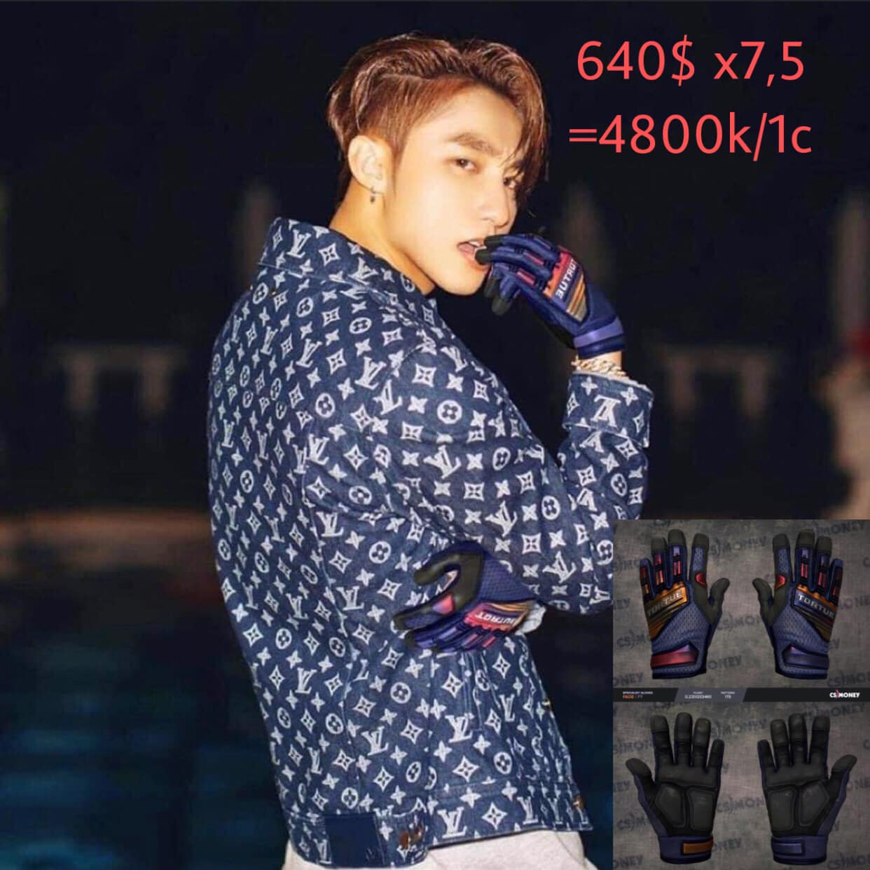 xếp tùng bán găng tay