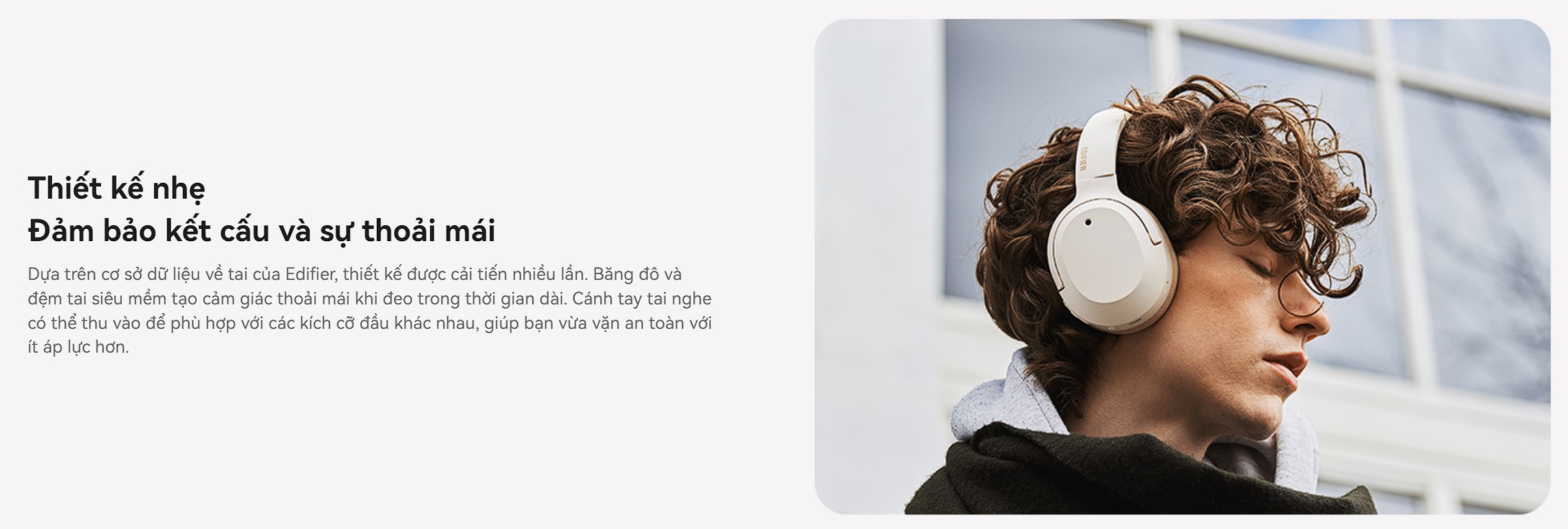 Tai nghe Bluetooth chụp tai Edifier W820NB Plus