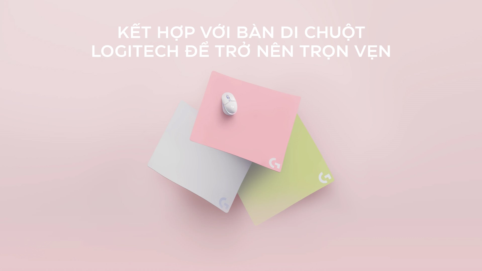 Chuột game không dây Logitech G705 RGB Off White (910-006369)