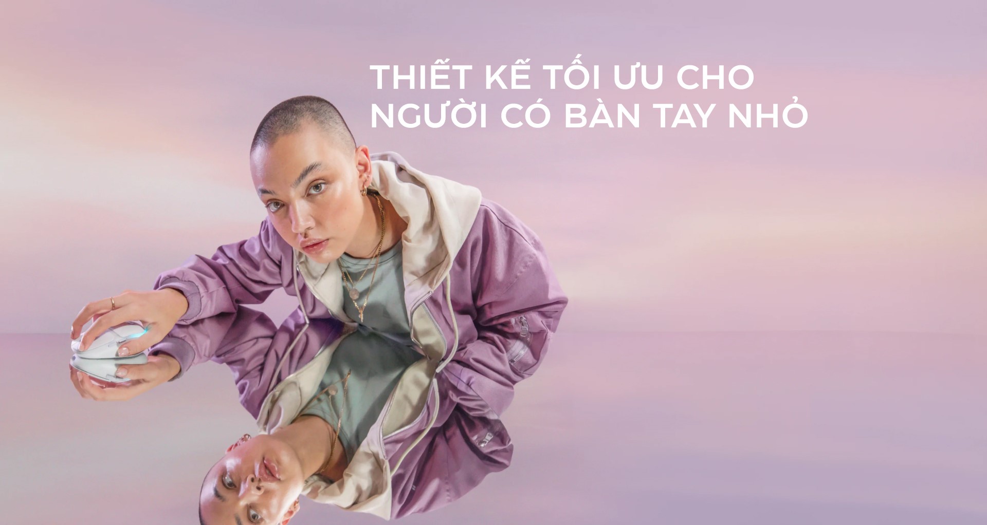 Chuột game không dây Logitech G705 RGB Off White (910-006369)