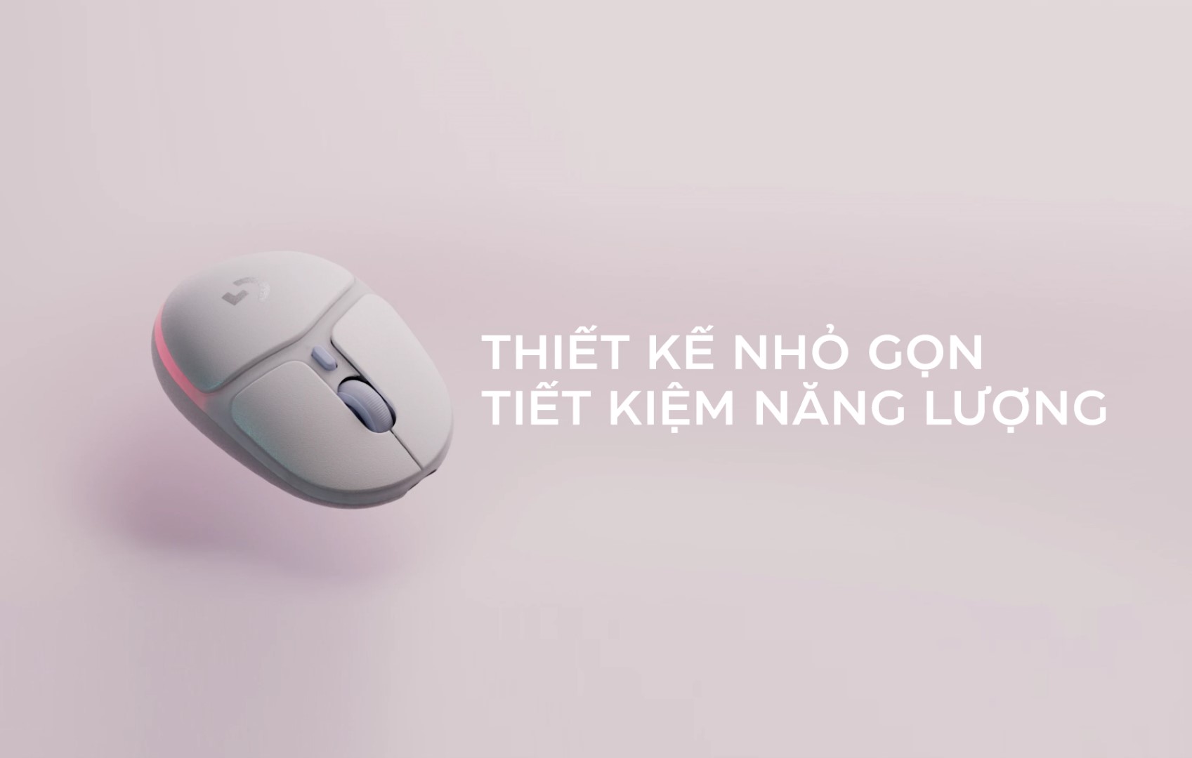 Chuột game không dây Logitech G705 RGB Off White (910-006369)