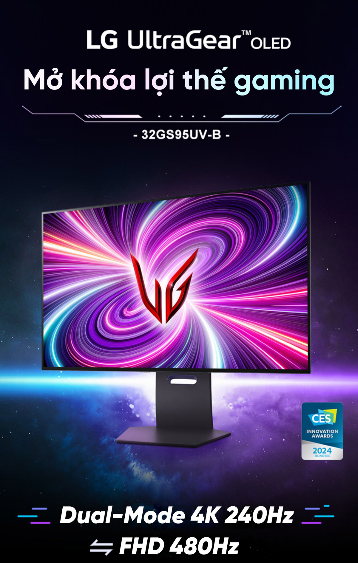 Màn hình LG UltraGear 32GS95UV-B HACOM 1