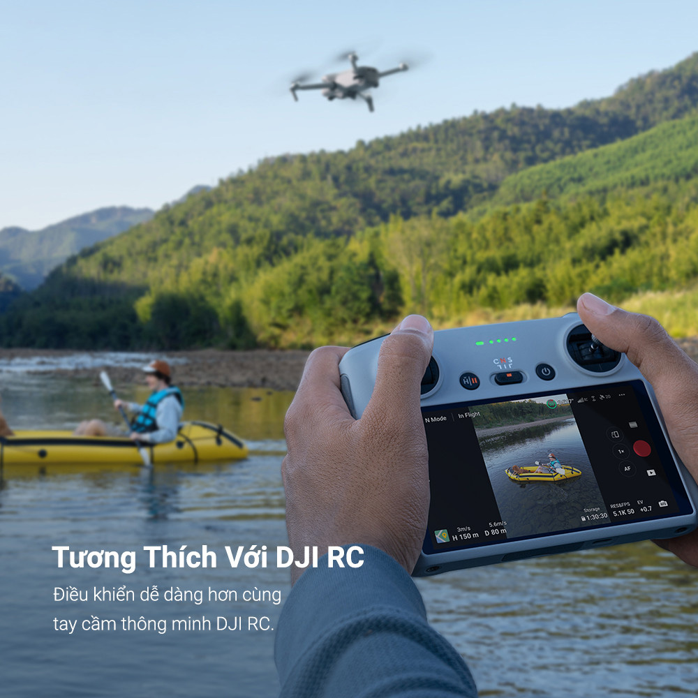 người dùng điều khiển flycam dễ dàng hơn với dji rc