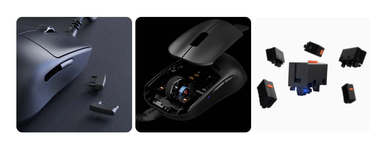 Chuột có dây Pulsar X2A Wired Medium Black 5