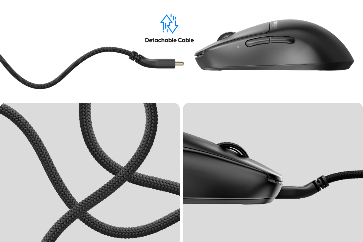 Chuột có dây Pulsar X2A Wired Medium Black 8