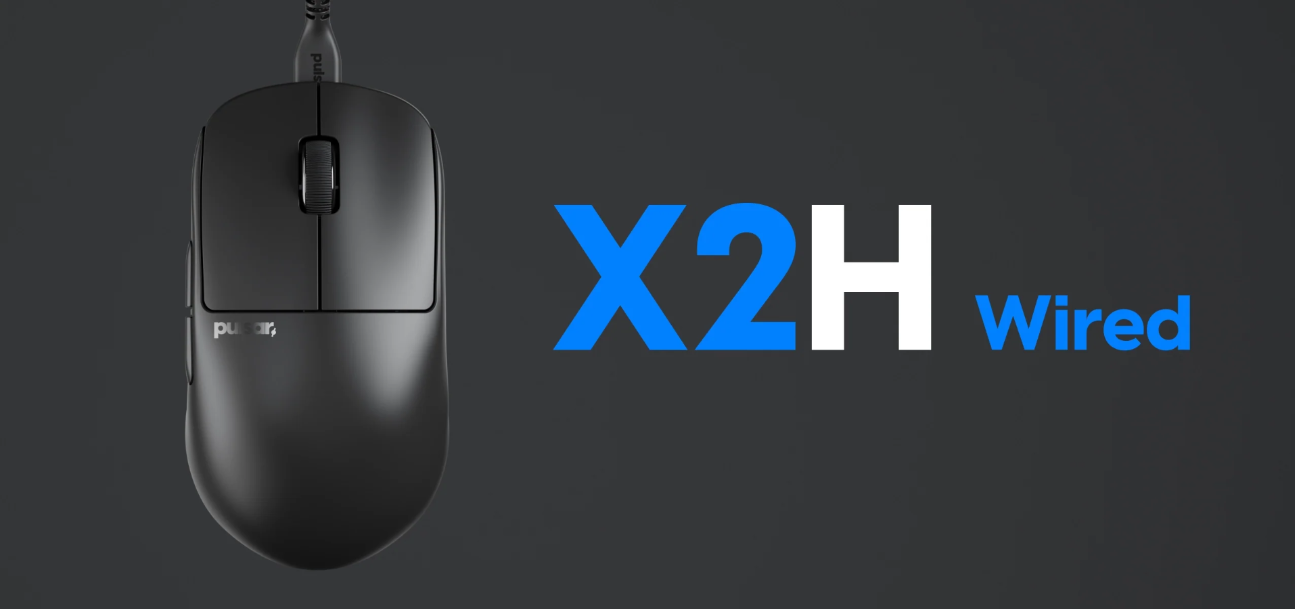 Chuột có dây Pulsar X2H Wired Medium Black 1