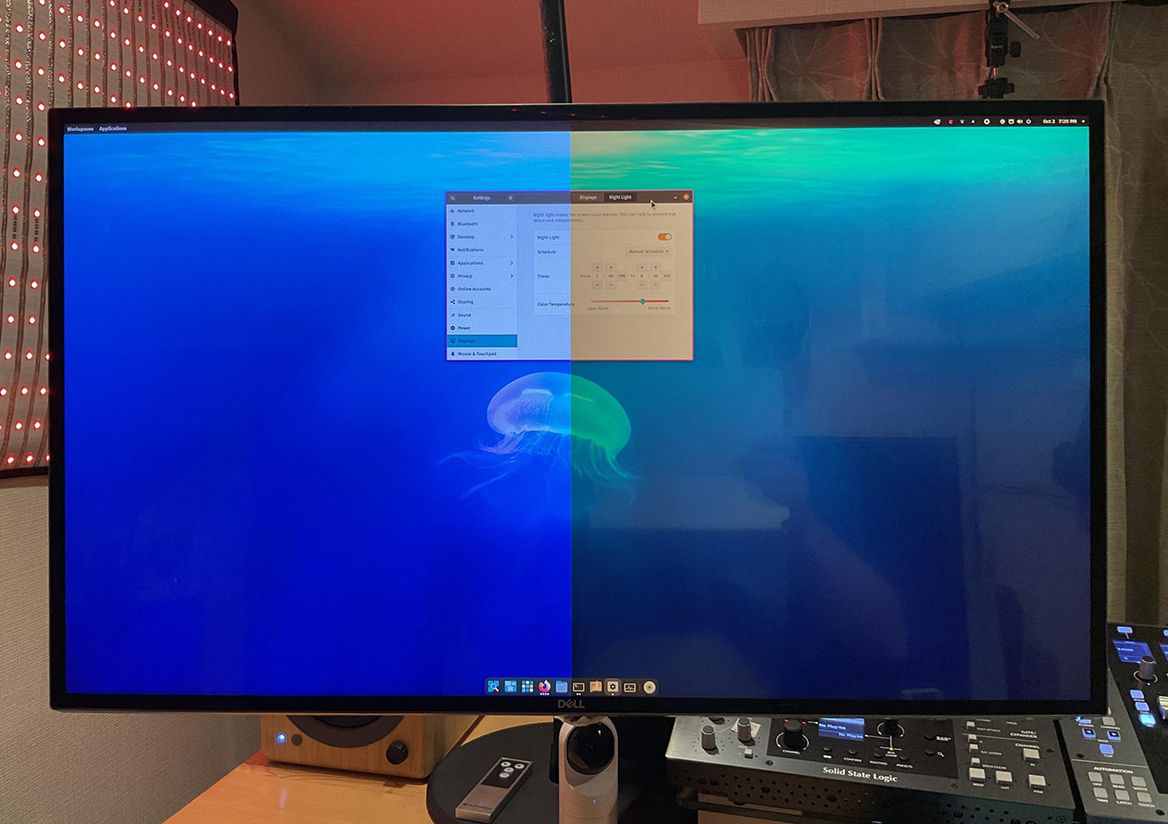 M&agrave;n h&igrave;nh Dell bị &aacute;m v&agrave;ng