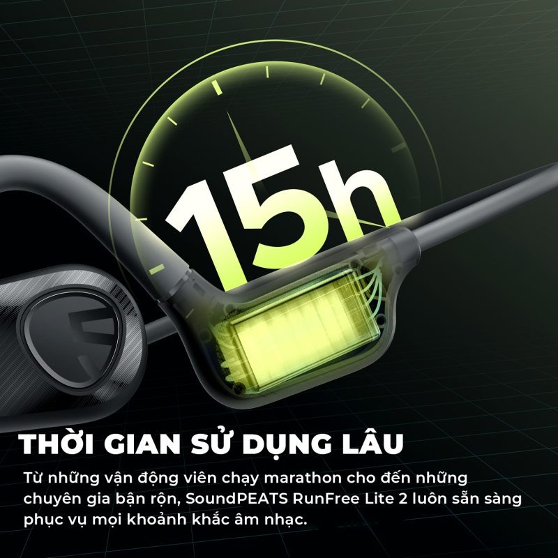 Tai nghe Bluetooth thể thao SoundPEATS RunFree Lite 2 ảnh 6