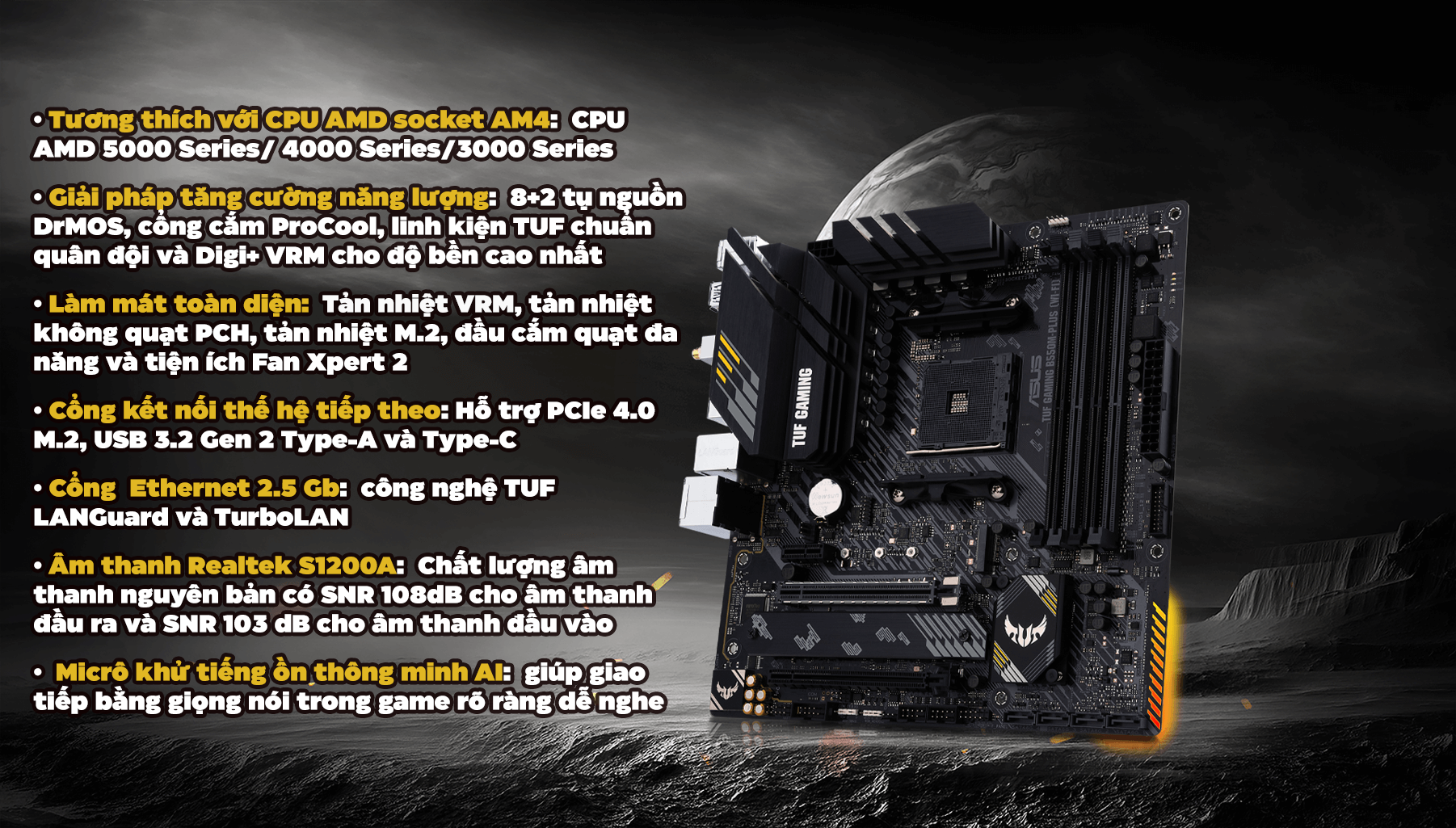 Mainboard ASUS TUF GAMING B550M-PLUS