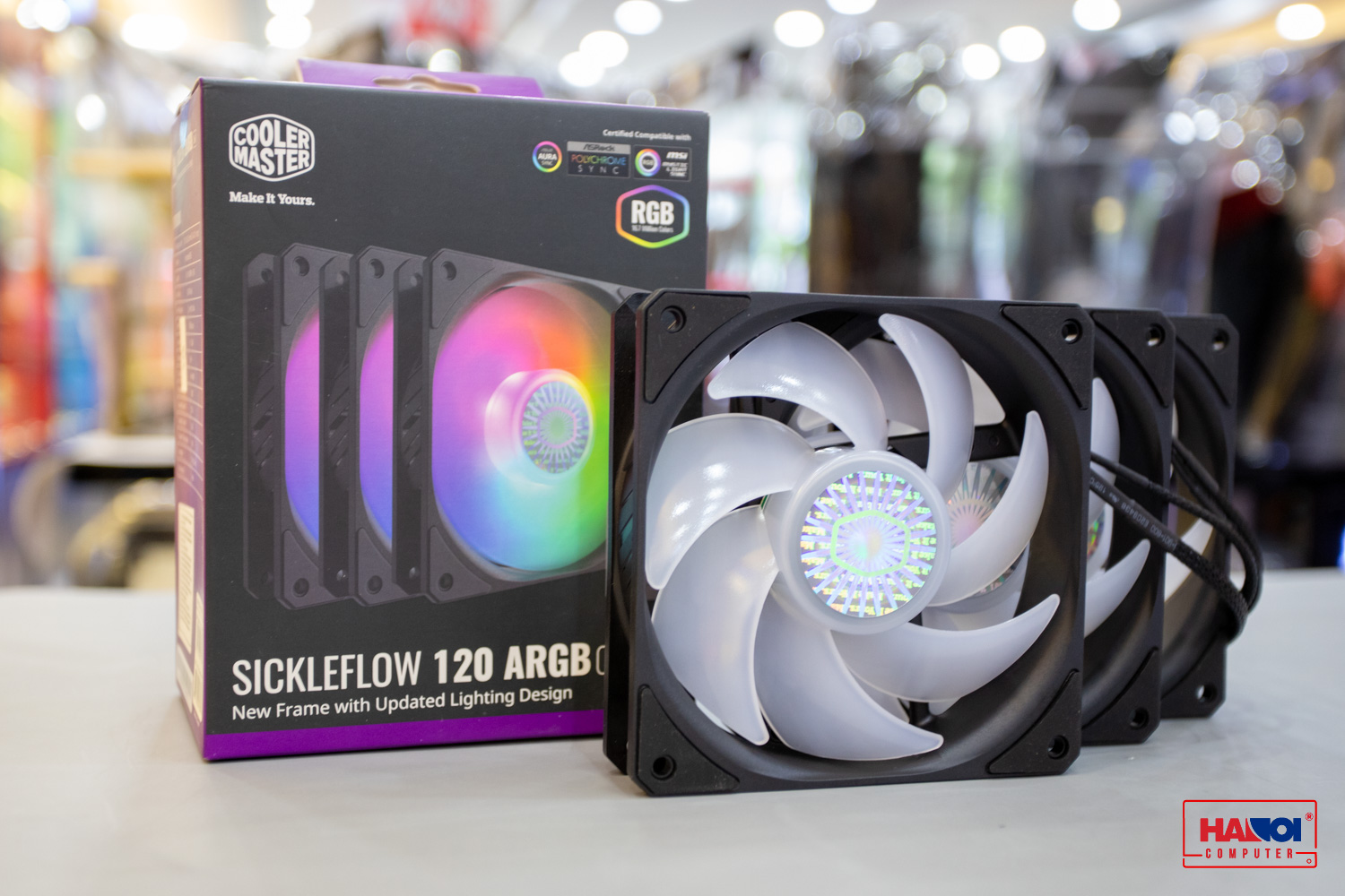 Cách 2: Cảm nhận quạt tản nhiệt