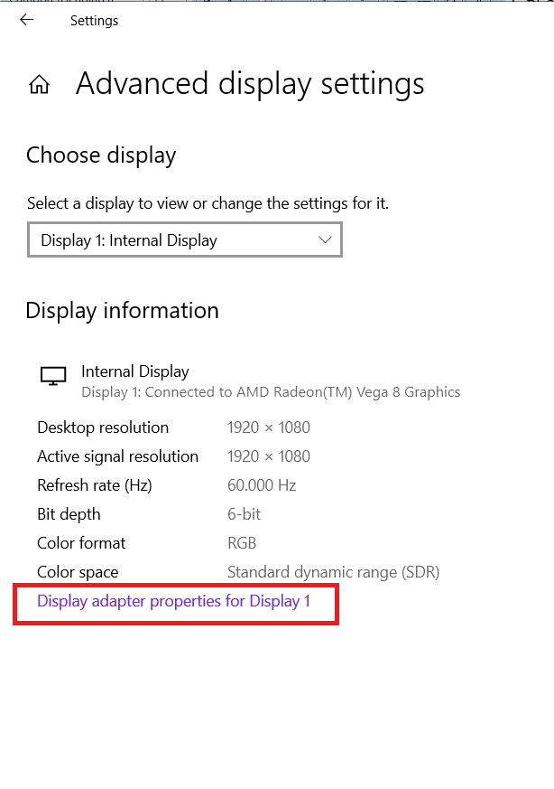 Quản l&yacute; Advanced Display Settings PC 3 m&agrave;n h&igrave;nh