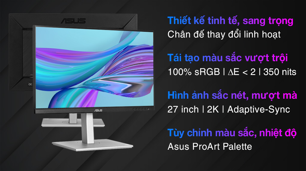 Màn hình ASUS ProArt PA278CV HACOM 1