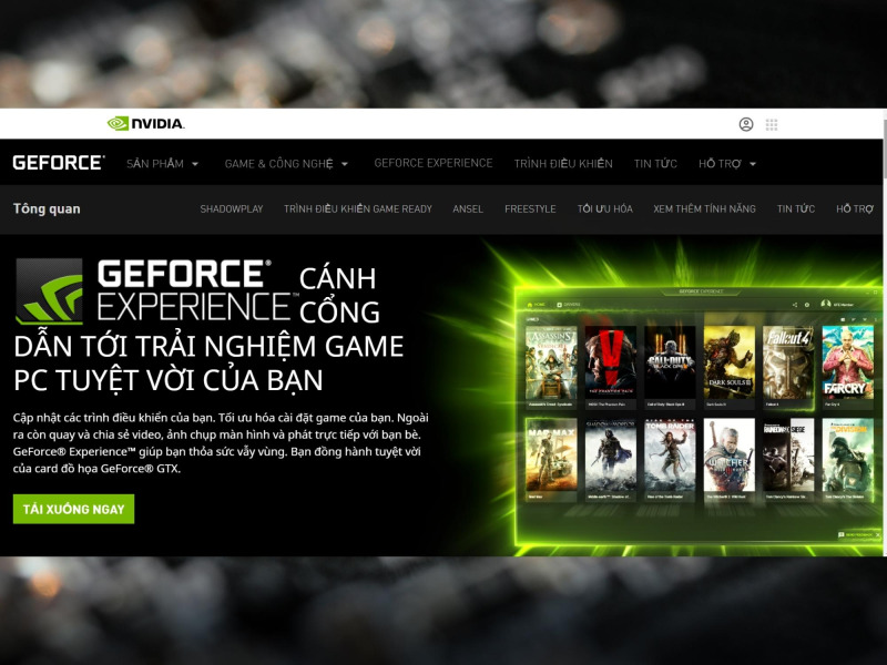 Hướng dẫn cài đặt Geforce Experience 1